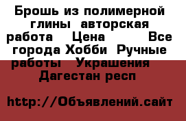 Брошь из полимерной глины, авторская работа. › Цена ­ 900 - Все города Хобби. Ручные работы » Украшения   . Дагестан респ.